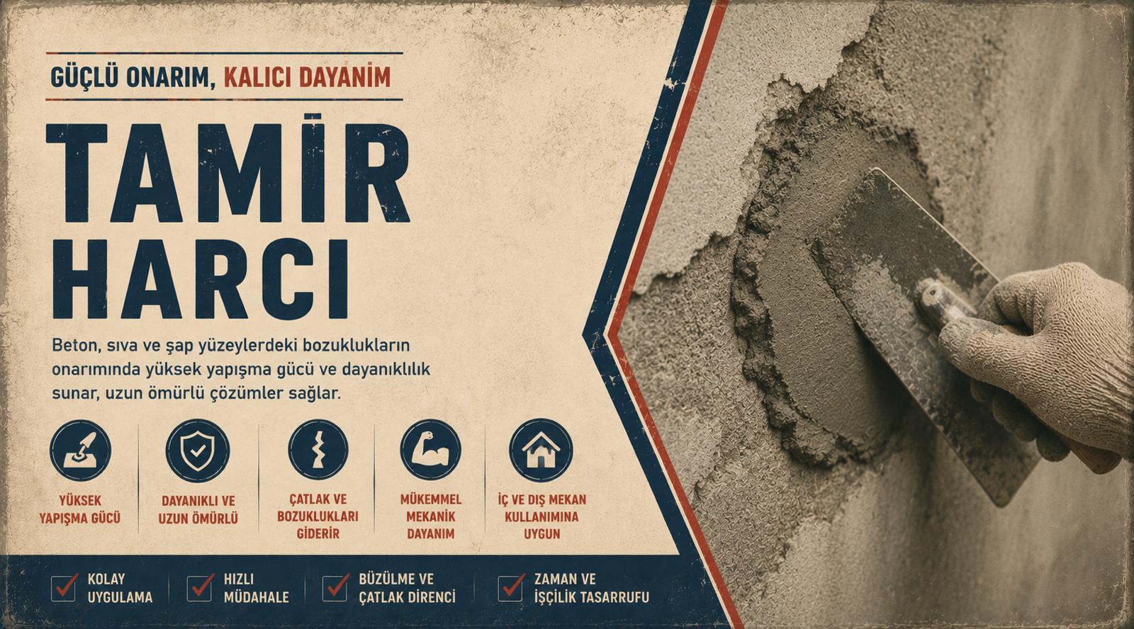 Datex repair mortar product range