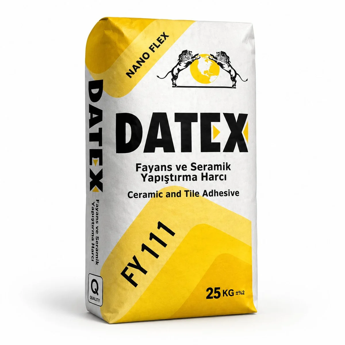 Datex FY111 Ceramic and Tile Adhesive - Yellow Package 25 kg product package