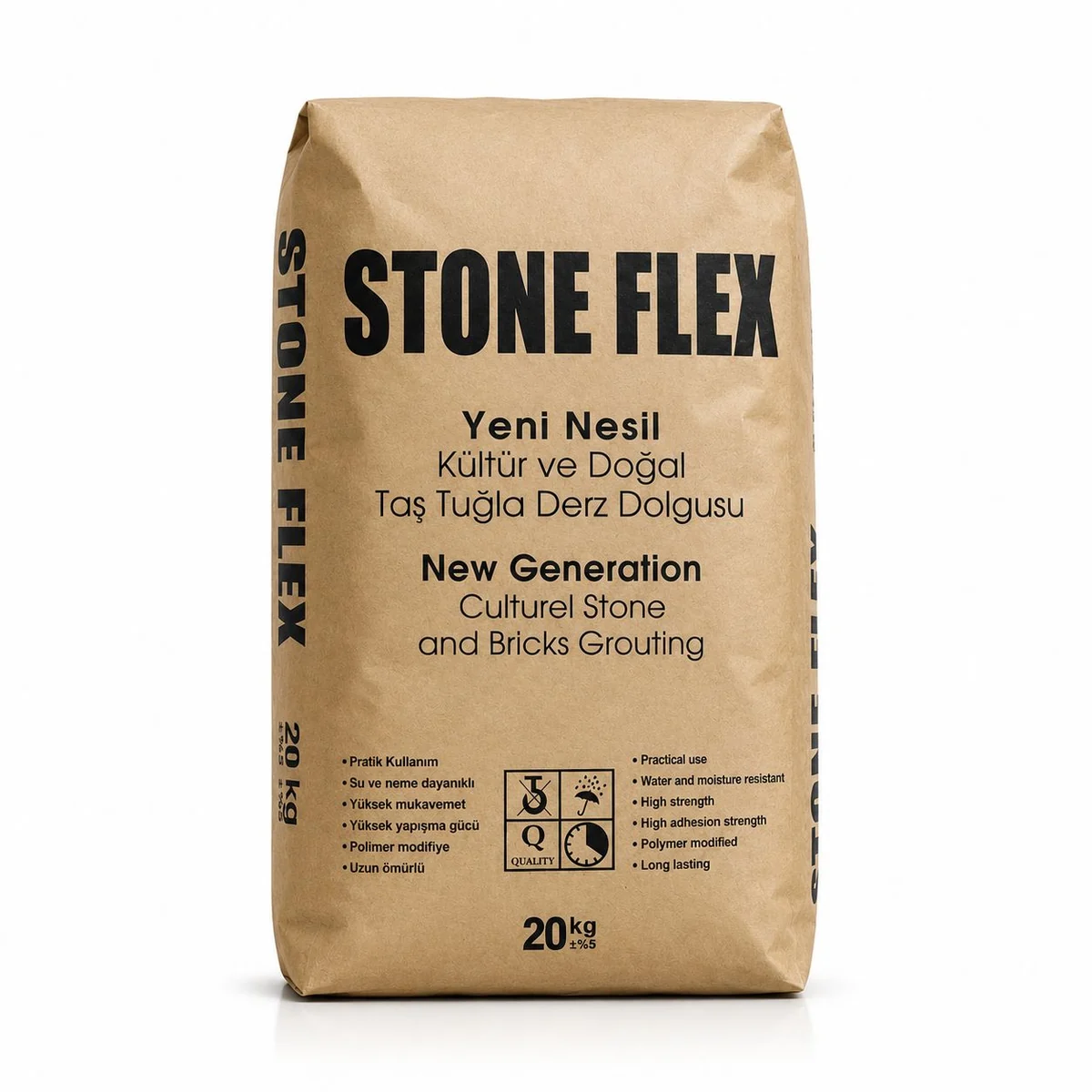 Stone Flex Cultural Stone and Brick Grouting 20 kg product package